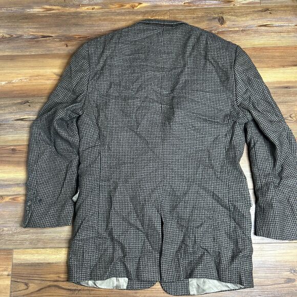 Vintage Hart Schaffner Marx Dillard’s Mens 40R Herringbone Blazer Union Made - Picture 11 of 11